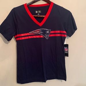Women’s NFL New England Patriots Rhinestone T-shirt